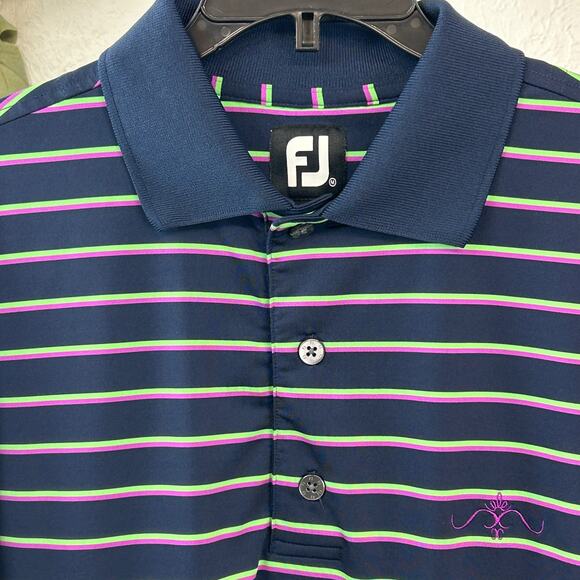 Foot joy, short sleeve men’s golf polo size medium - Picture 3 of 9